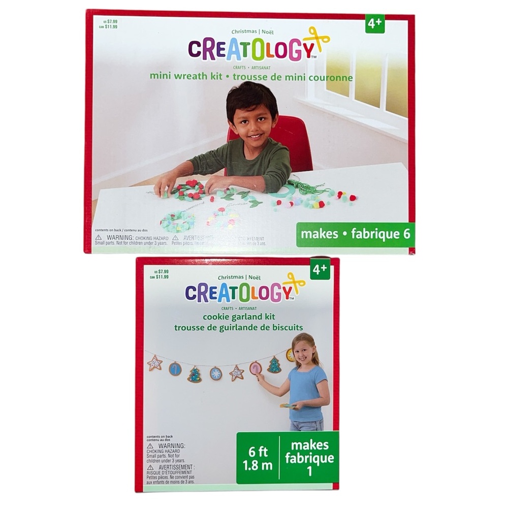 Creatology Mini Wreath and Cookie Garland Kit - Multicolor